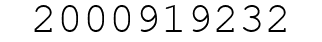 Number 2000919232.