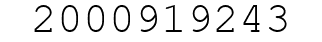 Number 2000919243.