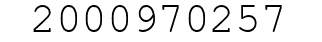 Number 2000970257.