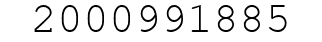 Number 2000991885.