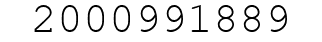 Number 2000991889.