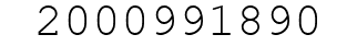 Number 2000991890.