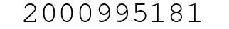 Number 2000995181.