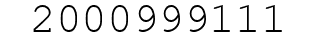 Number 2000999111.