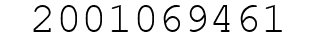 Number 2001069461.