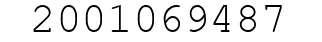 Number 2001069487.