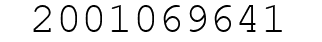 Number 2001069641.
