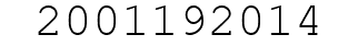 Number 2001192014.