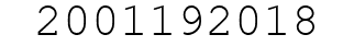 Number 2001192018.