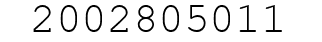 Number 2002805011.