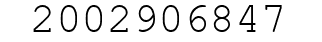 Number 2002906847.