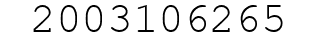 Number 2003106265.