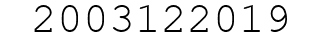 Number 2003122019.