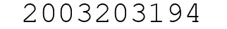 Number 2003203194.
