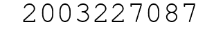 Number 2003227087.