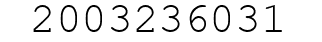 Number 2003236031.