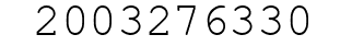 Number 2003276330.