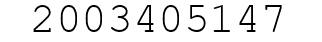 Number 2003405147.