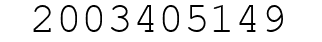 Number 2003405149.