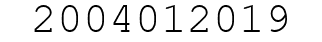 Number 2004012019.