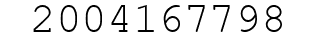 Number 2004167798.