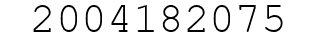 Number 2004182075.