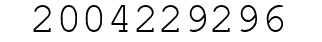 Number 2004229296.