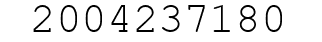 Number 2004237180.