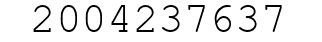 Number 2004237637.