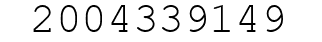 Number 2004339149.