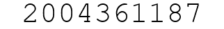 Number 2004361187.