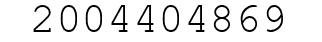 Number 2004404869.