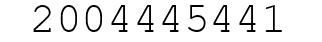 Number 2004445441.