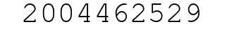 Number 2004462529.