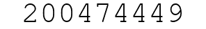 Number 200474449.