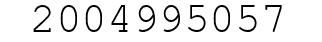 Number 2004995057.