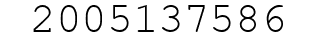 Number 2005137586.