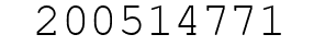 Number 200514771.
