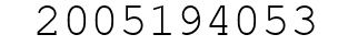 Number 2005194053.