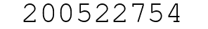 Number 200522754.