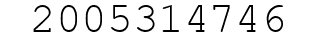 Number 2005314746.