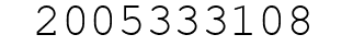 Number 2005333108.