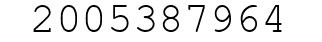 Number 2005387964.
