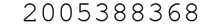 Number 2005388368.