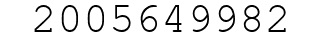 Number 2005649982.