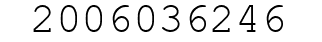 Number 2006036246.