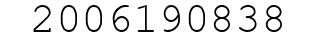 Number 2006190838.
