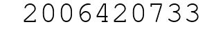 Number 2006420733.