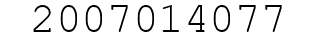 Number 2007014077.