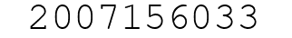 Number 2007156033.